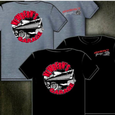 Official "Newbern's Garage" Shop Shirt